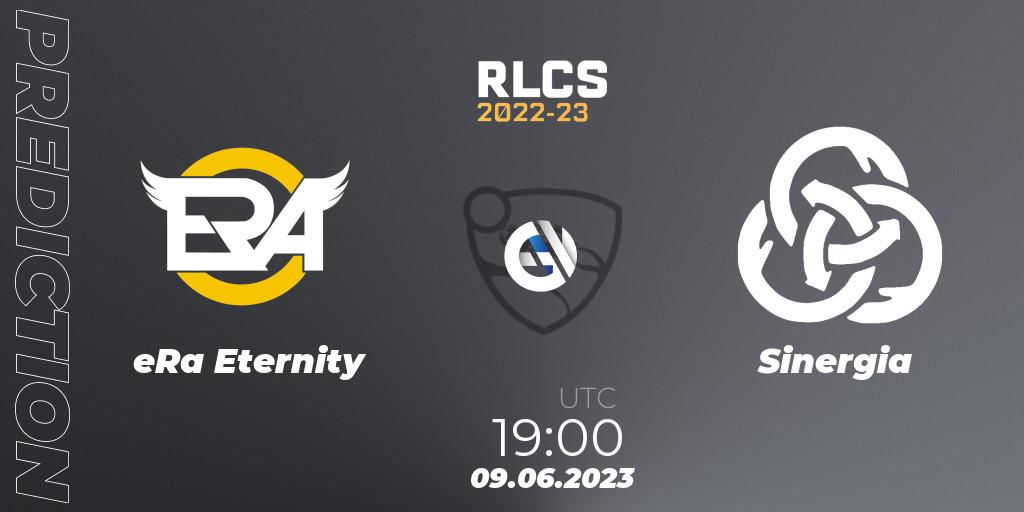 eRa Eternity vs Sinergia: Match Prediction. 09.06.23, Rocket League, RLCS 2022-23 - Spring: South America Regional 3 - Spring Invitational