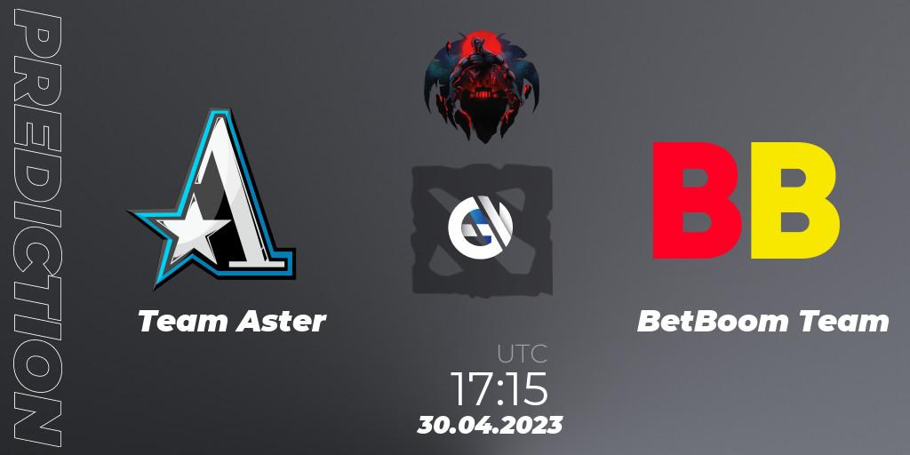 Team Aster vs BetBoom Team: Match Prediction. 30.04.2023 at 17:15, Dota 2, The Berlin Major 2023 ESL - Group Stage