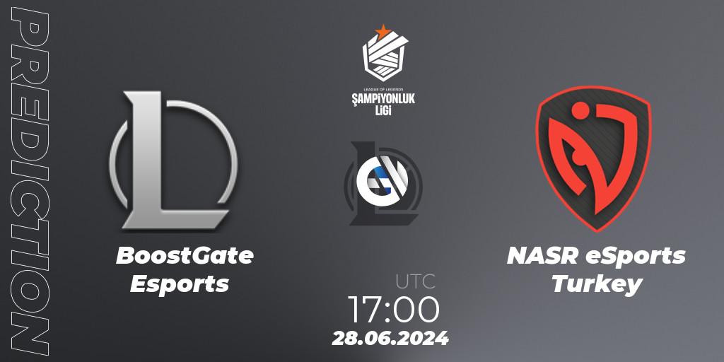 BoostGate Esports vs NASR eSports Turkey: Match Prediction. 28.06.2024 at 17:00, LoL, TCL Summer 2024