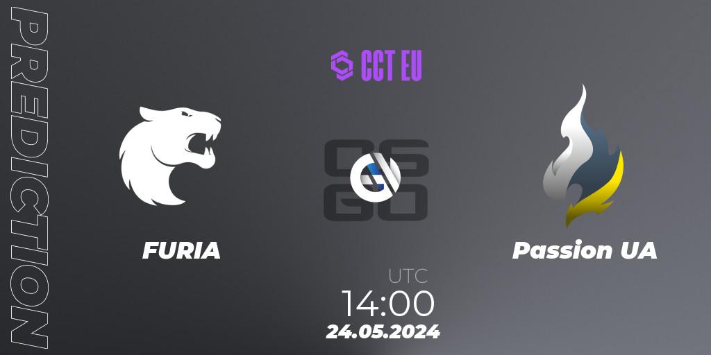 FURIA vs Passion UA: Match Prediction. 24.05.2024 at 14:00, Counter-Strike (CS2), CCT Season 2 European Series #3