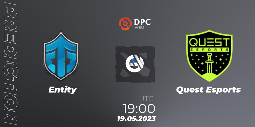 Entity vs PSG Quest: Match Prediction. 19.05.23, Dota 2, DPC 2023 Tour 3: WEU Division I (Upper)