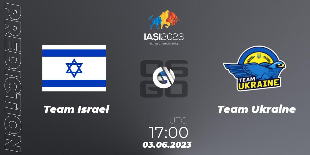 Israel vs Team Ukraine: Match Prediction. 03.06.2023 at 17:00, Counter-Strike (CS2), IESF World Esports Championship 2023: Eastern Europe Qualifier