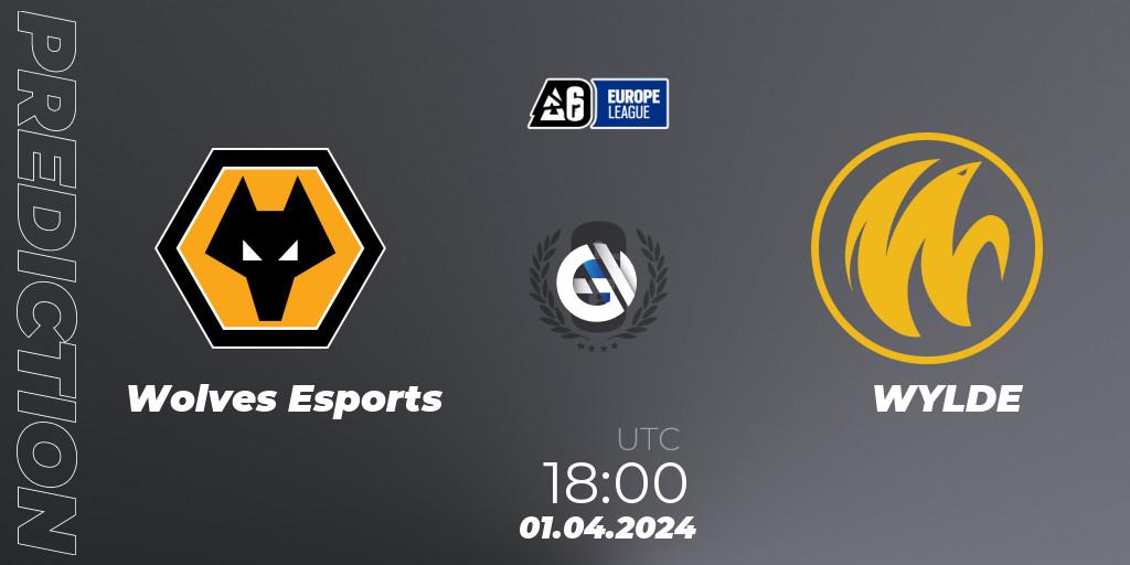 Wolves Esports vs WYLDE: Match Prediction. 01.04.24, Rainbow Six, Europe League 2024 - Stage 1