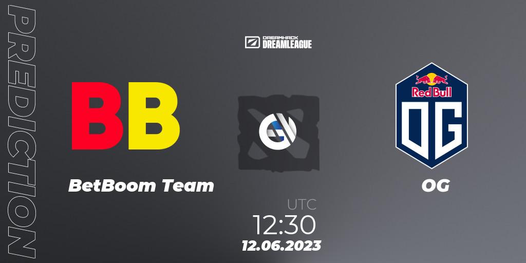 BetBoom Team vs OG: Match Prediction. 12.06.23, Dota 2, DreamLeague Season 20 - Group Stage 1