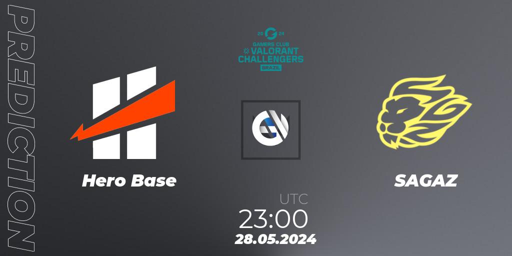 Hero Base vs SAGAZ: Match Prediction. 28.05.2024 at 23:00, VALORANT, VALORANT Challengers 2024 Brazil: Split 2