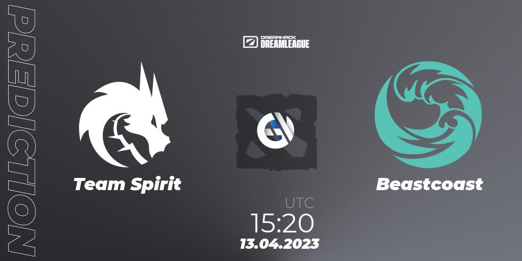 Team Spirit vs Beastcoast: Match Prediction. 13.04.2023 at 15:22, Dota 2, DreamLeague Season 19 - Group Stage 1