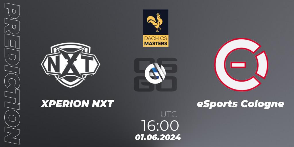 XPERION NXT vs eSports Cologne: Match Prediction. 01.06.2024 at 16:00, Counter-Strike (CS2), DACH CS Masters Season 1: Division 2
