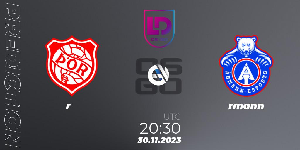 Þór vs Ármann: Match Prediction. 30.11.23, CS2 (CS:GO), Icelandic Esports League Season 8: Regular Season