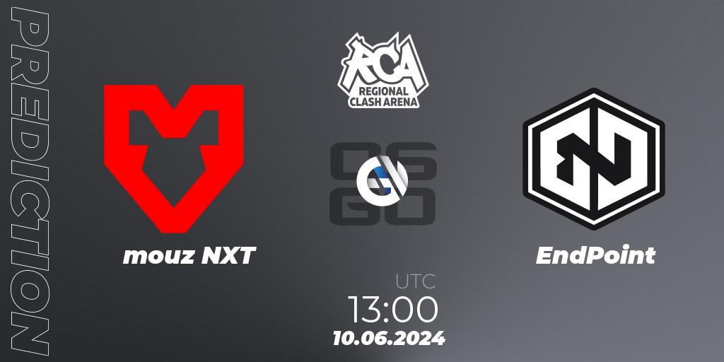 mouz NXT vs EndPoint: Match Prediction. 10.06.2024 at 13:00, Counter-Strike (CS2), Regional Clash Arena Europe