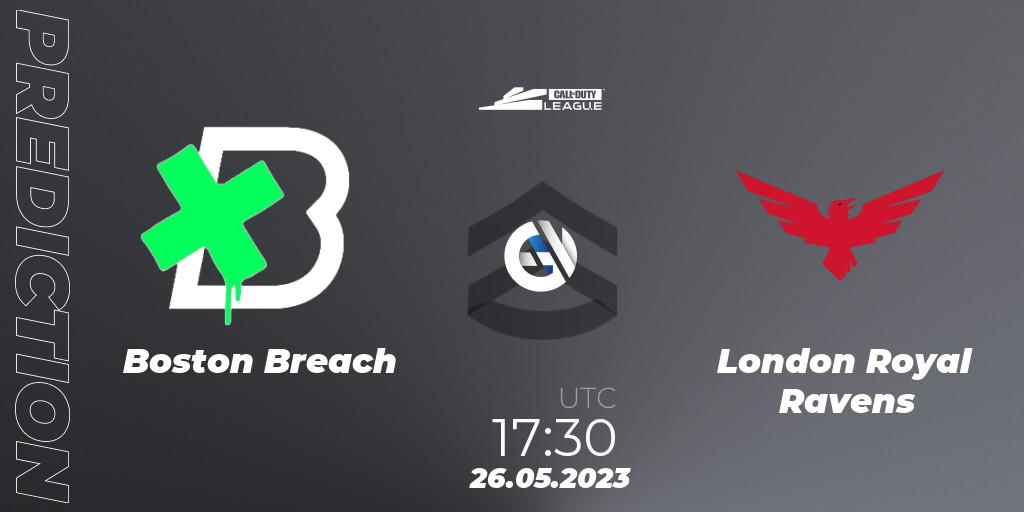 Boston Breach vs London Royal Ravens: Match Prediction. 26.05.2023 at 17:30, Call of Duty, Call of Duty League 2023: Stage 5 Major