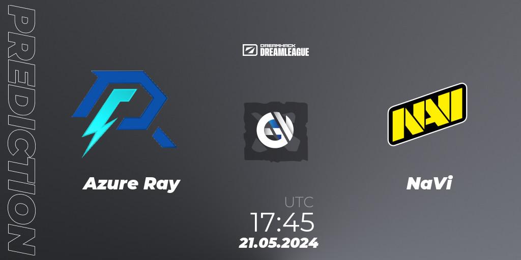 Azure Ray vs NaVi: Match Prediction. 21.05.2024 at 18:00, Dota 2, DreamLeague Season 23