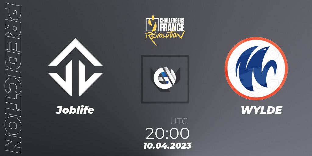Joblife vs WYLDE: Match Prediction. 10.04.23, VALORANT, VALORANT Challengers France: Revolution Split 2 - Regular Season
