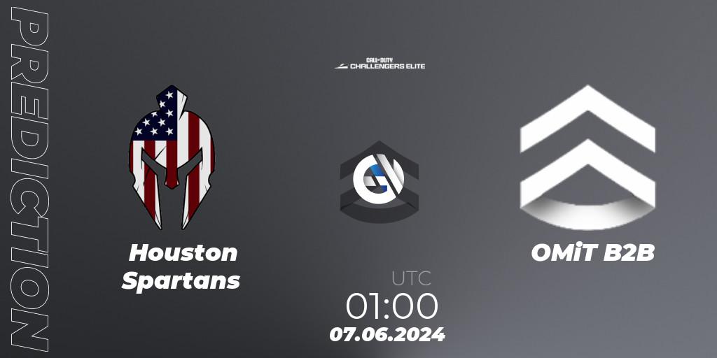 Houston Spartans vs OMiT B2B: Match Prediction. 07.06.2024 at 00:00, Call of Duty, Call of Duty Challengers 2024 - Elite 3: NA