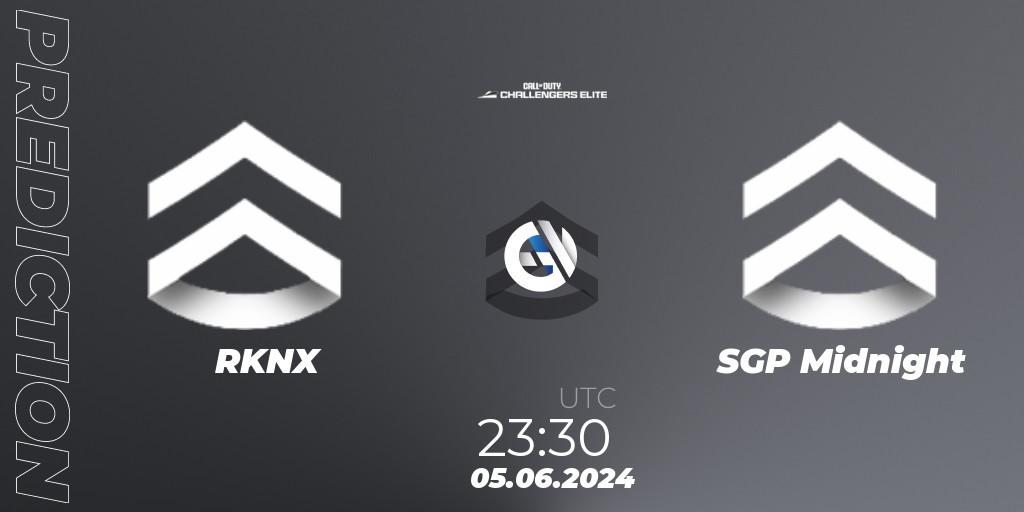 RKNX vs SGP Midnight: Match Prediction. 05.06.2024 at 22:30, Call of Duty, Call of Duty Challengers 2024 - Elite 3: NA