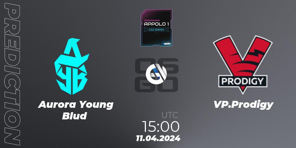 Aurora Young Blud vs VP.Prodigy: Match Prediction. 11.04.2024 at 15:00, Counter-Strike (CS2), Appolo1 Series: Phase 1