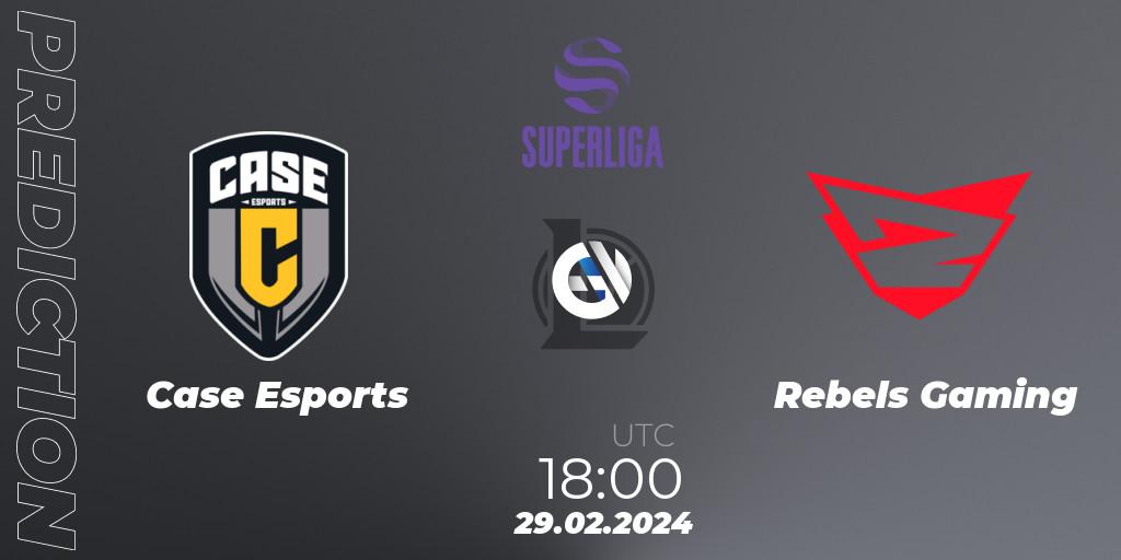 Case Esports vs Rebels Gaming: Match Prediction. 29.02.24, LoL, Superliga Spring 2024 - Group Stage
