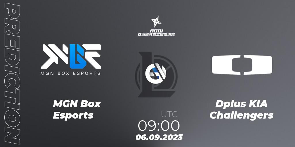 MGN Box Esports vs Dplus KIA Challengers: Match Prediction. 06.09.23, LoL, Asia Star Challengers Invitational 2023