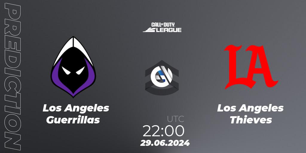 Los Angeles Guerrillas vs Los Angeles Thieves: Match Prediction. 29.06.2024 at 22:00, Call of Duty, Call of Duty League 2024: Stage 4 Major