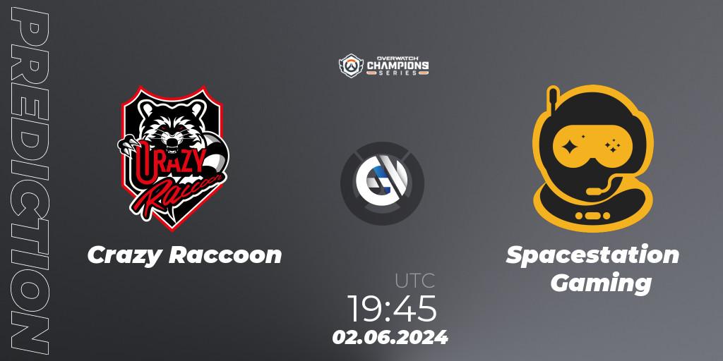 Crazy Raccoon vs Spacestation Gaming: Match Prediction. 02.06.2024 at 19:45, Overwatch, Overwatch Champions Series 2024 Major