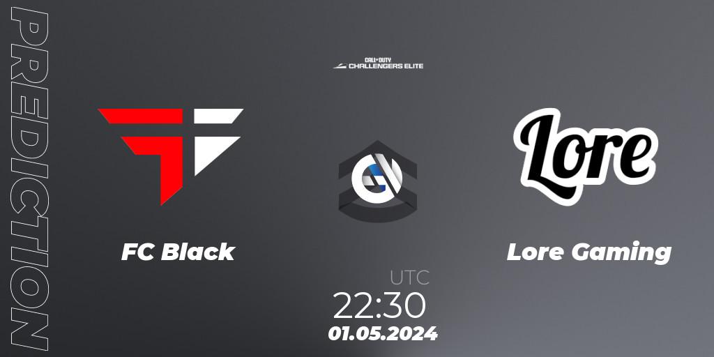 FC Black vs Lore Gaming: Match Prediction. 01.05.2024 at 22:30, Call of Duty, Call of Duty Challengers 2024 - Elite 2: NA