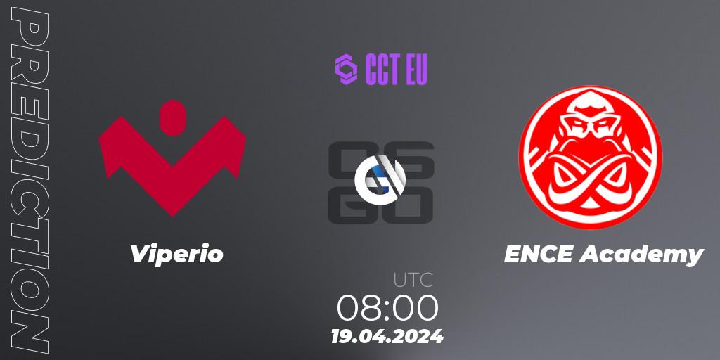 Viperio vs ENCE Academy: Match Prediction. 19.04.24, CS2 (CS:GO), CCT Season 2 Europe Series 1 Closed Qualifier