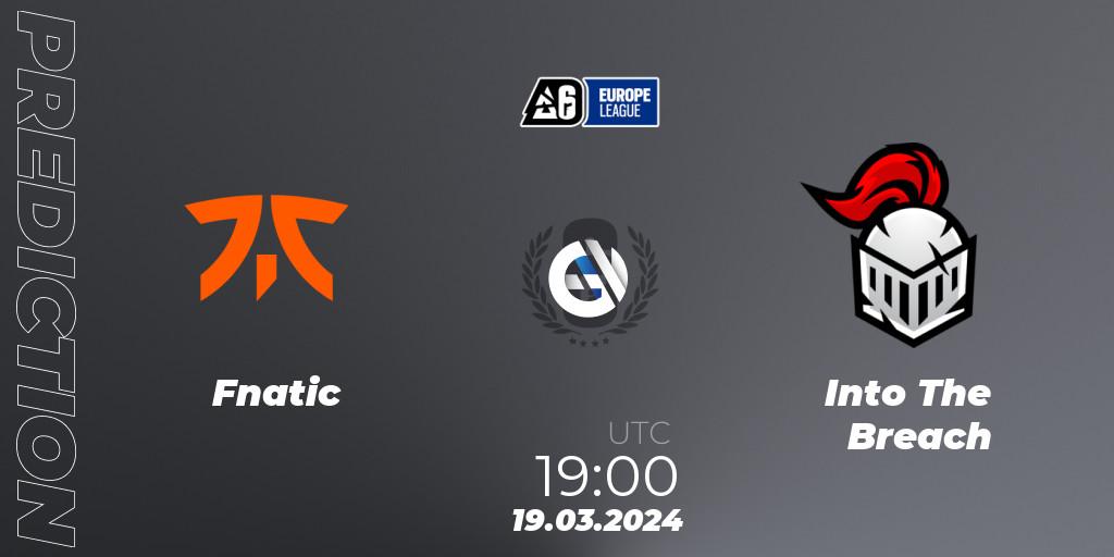 Fnatic vs Into The Breach: Match Prediction. 19.03.24, Rainbow Six, Europe League 2024 - Stage 1