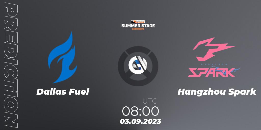 Dallas Fuel vs Hangzhou Spark: Match Prediction. 03.09.23, Overwatch, Overwatch League 2023 - Summer Stage Knockouts