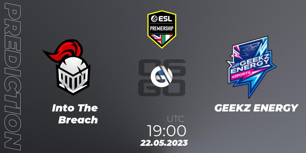 Into The Breach vs GEEKZ ENERGY: Match Prediction. 22.05.2023 at 19:00, Counter-Strike (CS2), ESL Premiership Spring 2023