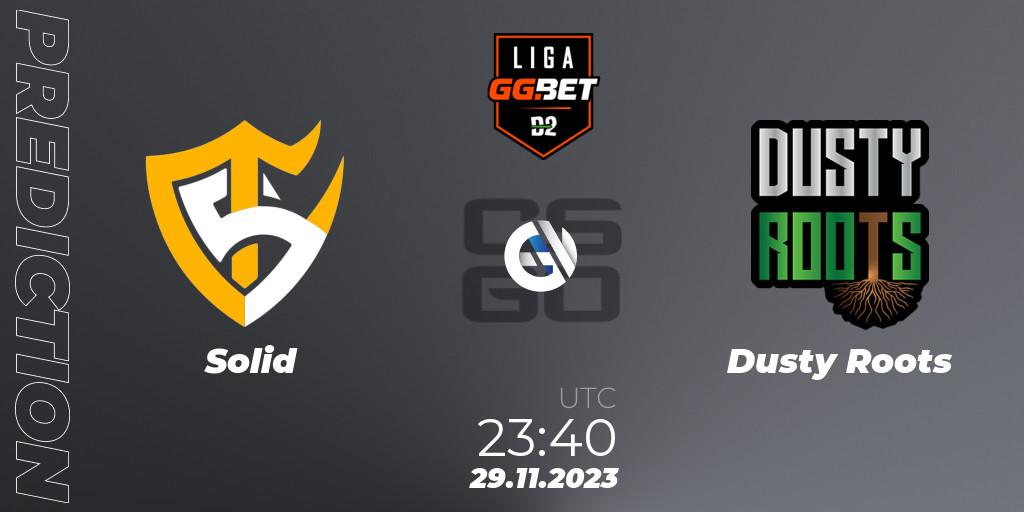 Solid vs Dusty Roots: Match Prediction. 29.11.2023 at 23:00, Counter-Strike (CS2), Dust2 Brasil Liga Season 2