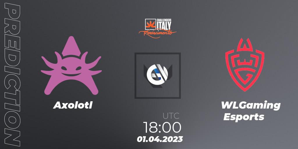 Axolotl vs WLGaming Esports: Match Prediction. 01.04.23, VALORANT, VALORANT Challengers 2023 Italy: Rinascimento Split 2