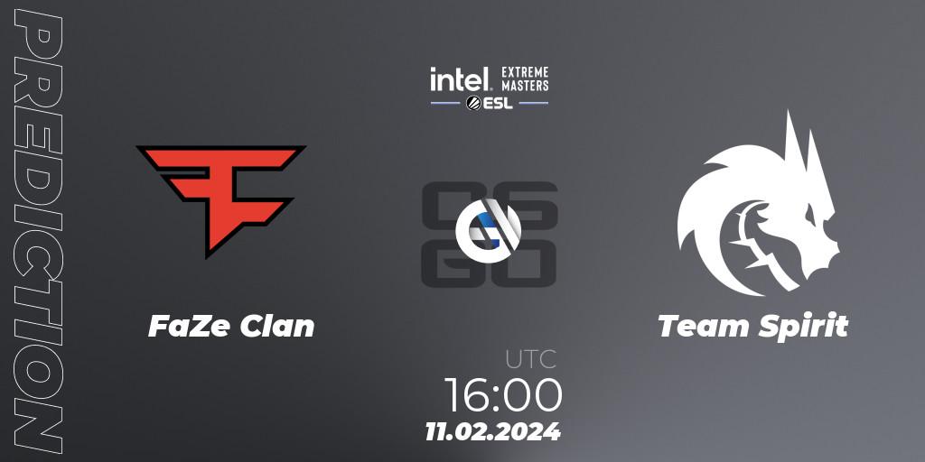 FaZe Clan vs Team Spirit: Match Prediction. 11.02.24, CS2 (CS:GO), IEM Katowice 2024