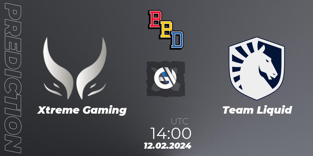 Xtreme Gaming vs Team Liquid: Match Prediction. 12.02.2024 at 12:40, Dota 2, BetBoom Dacha Dubai 2024