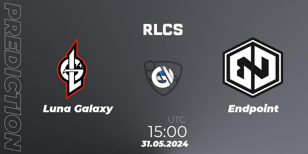 Luna Galaxy vs Endpoint: Match Prediction. 31.05.2024 at 15:00, Rocket League, RLCS 2024 - Major 2: EU Open Qualifier 6