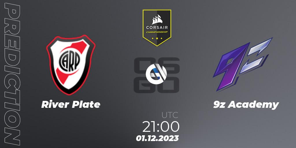 River Plate vs 9z Academy: Match Prediction. 01.12.2023 at 21:00, Counter-Strike (CS2), Corsair Championship 2023