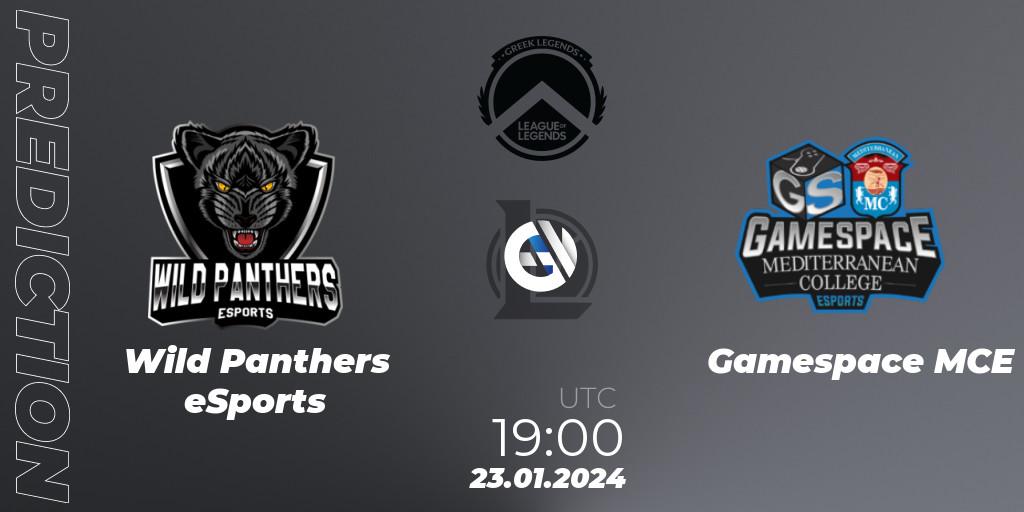 Wild Panthers eSports vs Gamespace MCE: Match Prediction. 23.01.2024 at 19:00, LoL, GLL Spring 2024