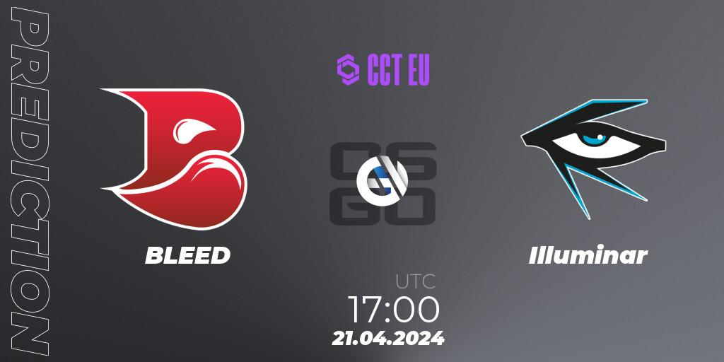 BLEED vs Illuminar: Match Prediction. 21.04.24, CS2 (CS:GO), CCT Season 2 Europe Series 1