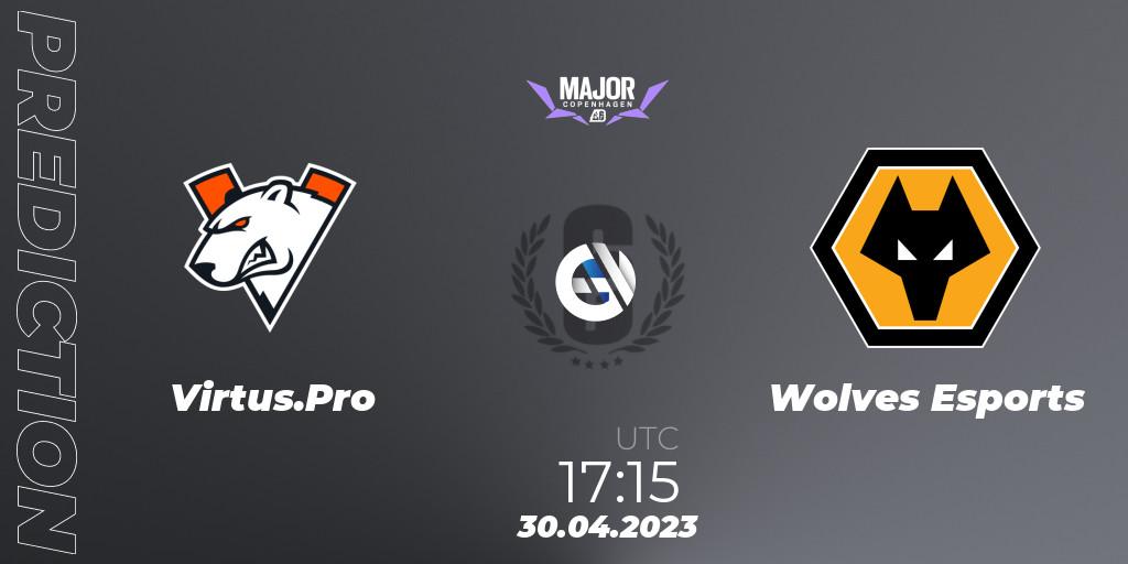 Virtus.Pro vs Wolves Esports: Match Prediction. 30.04.2023 at 17:15, Rainbow Six, BLAST R6 Major Copenhagen 2023