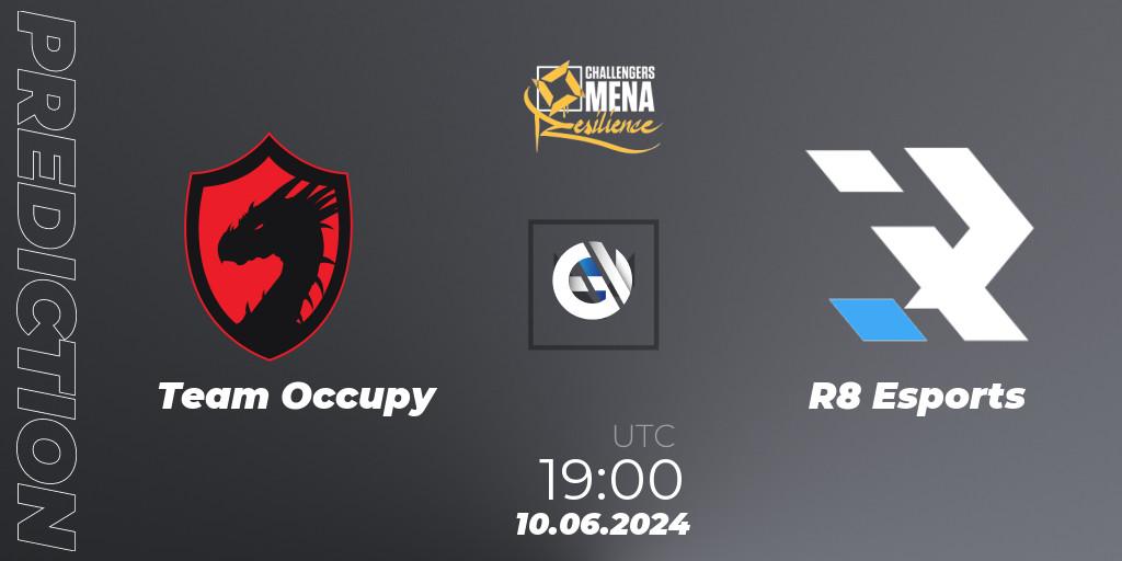 Team Occupy vs R8 Esports: Match Prediction. 10.06.2024 at 19:00, VALORANT, VALORANT Challengers 2024 MENA: Resilience Split 2 - Levant and North Africa