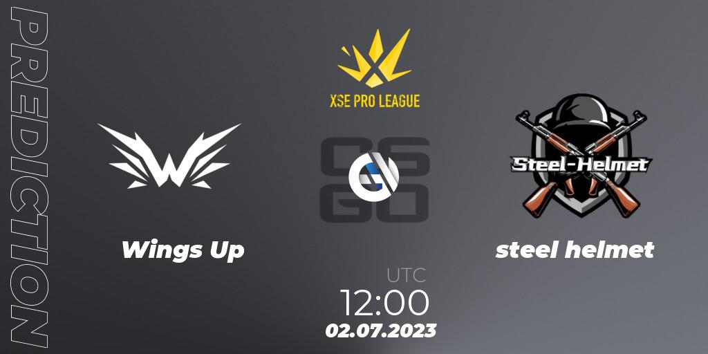 Wings Up vs steel helmet: Match Prediction. 02.07.2023 at 12:00, Counter-Strike (CS2), XSE Pro League: Online Stage
