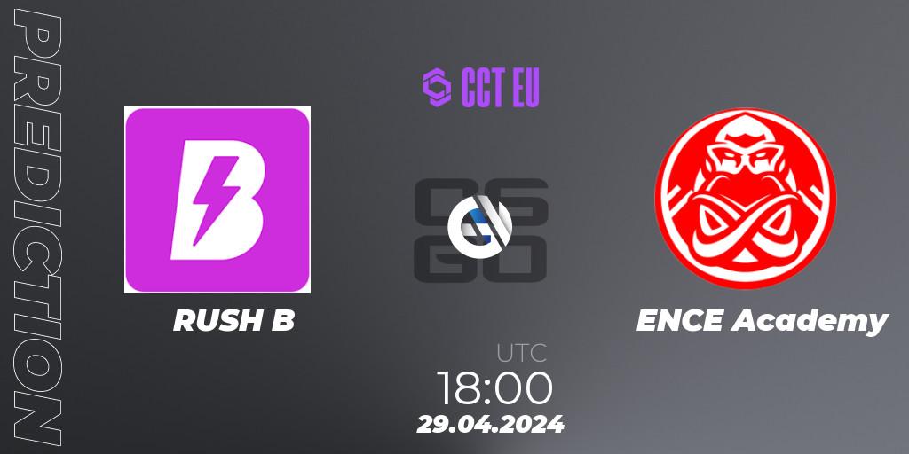 RUSH B vs ENCE Academy: Match Prediction. 29.04.24, CS2 (CS:GO), CCT Season 2 Europe Series 2 