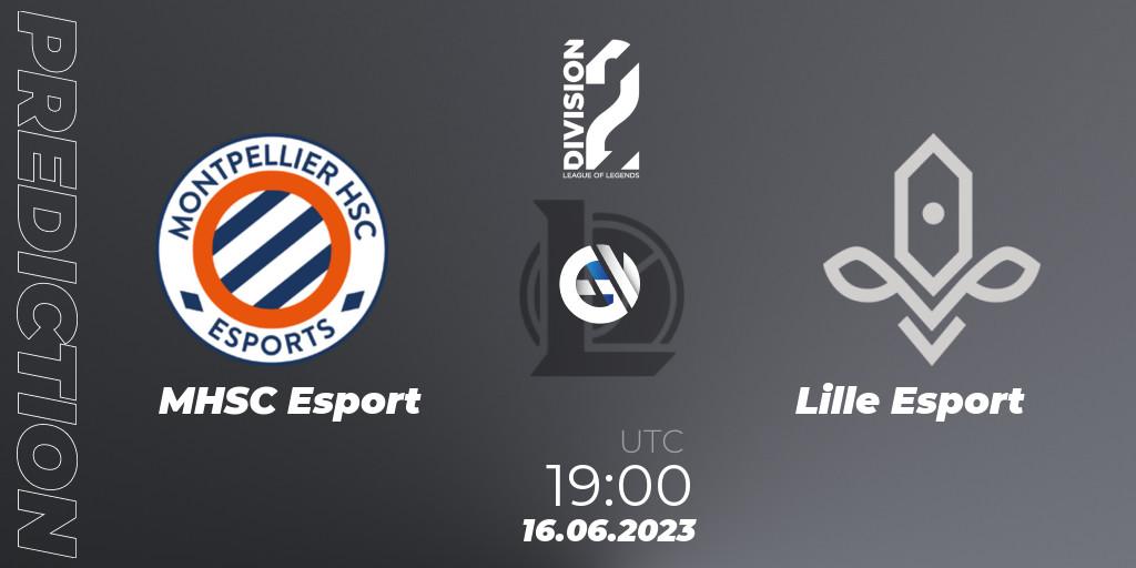 MHSC Esport vs Lille Esport: Match Prediction. 16.06.2023 at 19:00, LoL, LFL Division 2 Summer 2023 - Group Stage