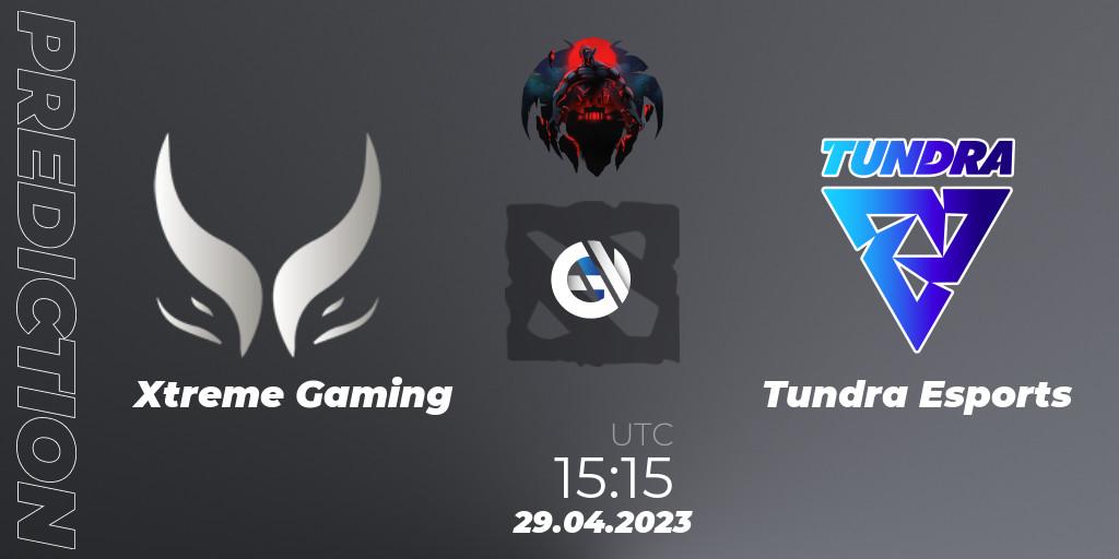 Xtreme Gaming vs Tundra Esports: Match Prediction. 29.04.2023 at 15:39, Dota 2, The Berlin Major 2023 ESL - Group Stage