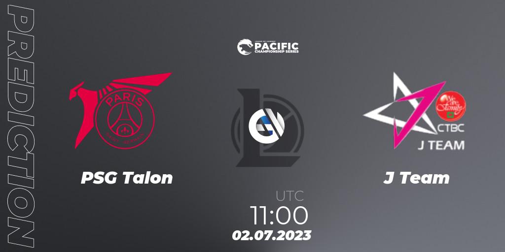PSG Talon vs J Team: Match Prediction. 02.07.2023 at 11:00, LoL, PACIFIC Championship series Group Stage