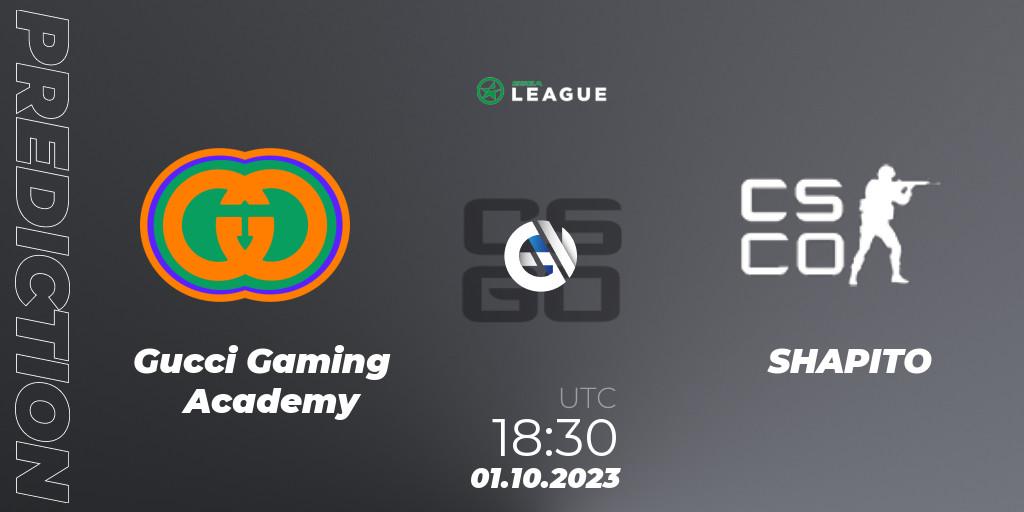 Gucci Gaming Academy vs SHAPITO: Match Prediction. 02.10.23, CS2 (CS:GO), ESEA Season 46: Main Division - Europe