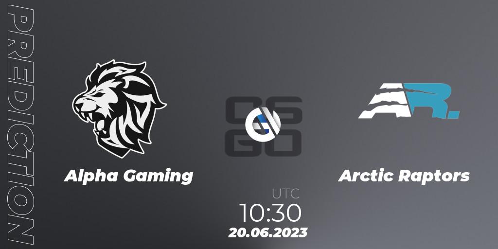 Alpha Gaming vs Arctic Raptors: Match Prediction. 20.06.23, CS2 (CS:GO), European Pro League Season 9: Division 2