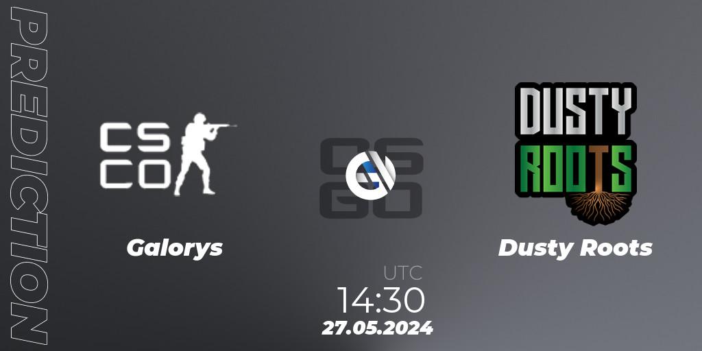 Galorys vs Dusty Roots: Match Prediction. 27.05.2024 at 14:30, Counter-Strike (CS2), CCT Season 2 South America Series 1