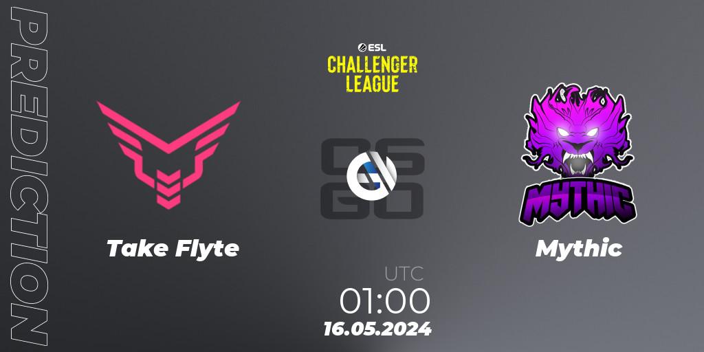 Take Flyte vs Mythic: Match Prediction. 16.05.2024 at 01:00, Counter-Strike (CS2), ESL Challenger League Season 47: North America