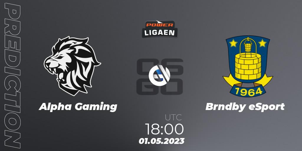 Alpha Gaming vs Brøndby eSport: Match Prediction. 01.05.2023 at 18:00, Counter-Strike (CS2), Dust2.dk Ligaen Season 23
