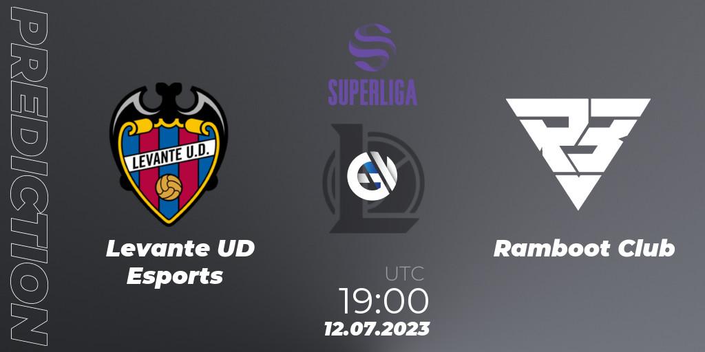 Levante UD Esports vs Ramboot Club: Match Prediction. 12.07.2023 at 19:00, LoL, LVP Superliga 2nd Division 2023 Summer