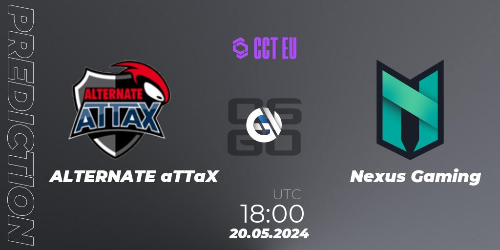 ALTERNATE aTTaX vs Nexus Gaming: Match Prediction. 20.05.2024 at 18:00, Counter-Strike (CS2), CCT Season 2 Europe Series 4